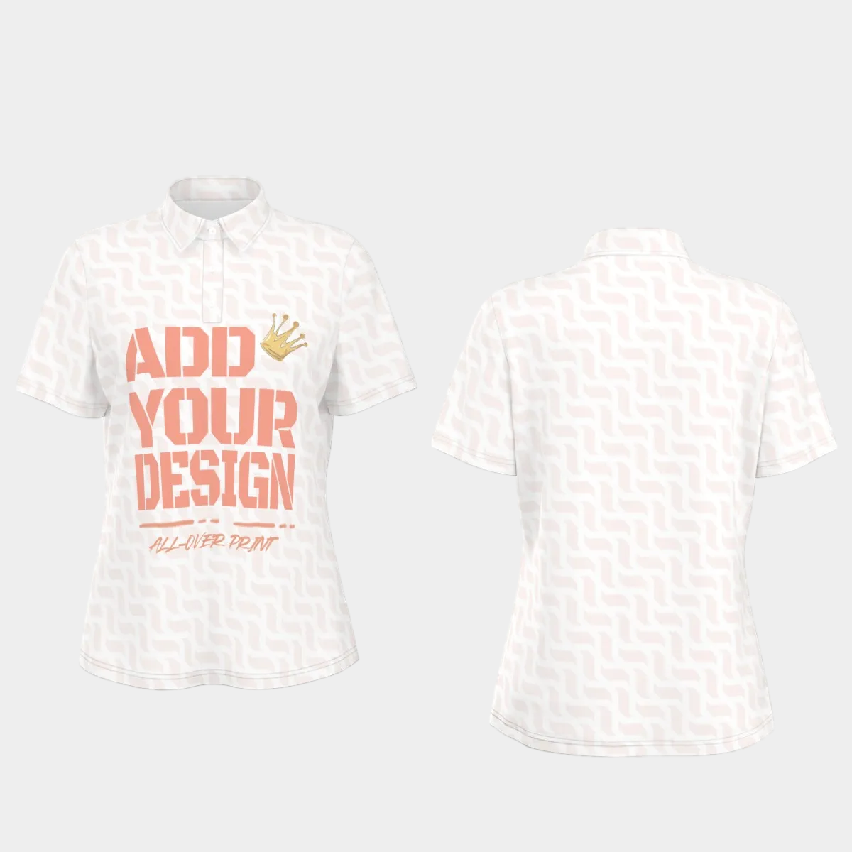 All-Over Print Women's UV Protection POLO Shirt