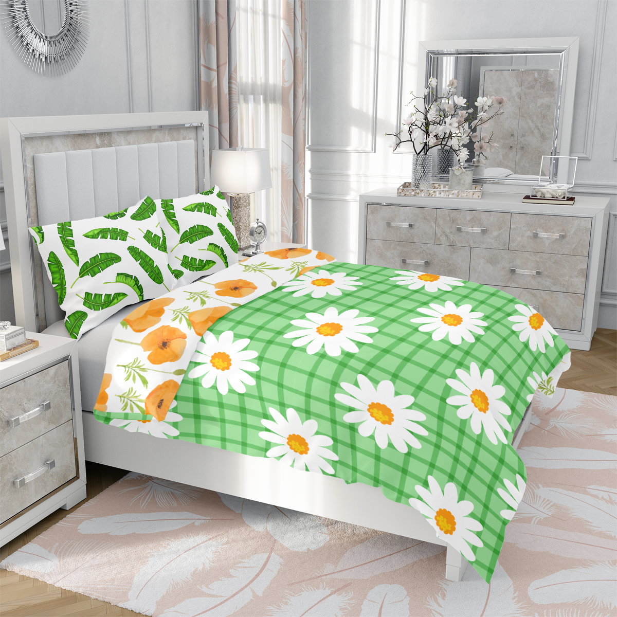 Double-sided printing three-piece suit|Double-sided printing