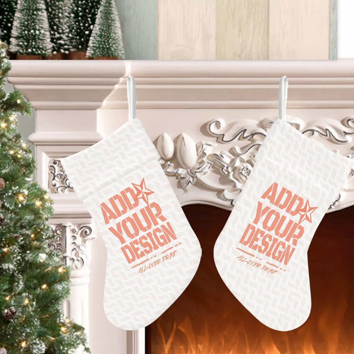 All-Over Print Christmas Socks