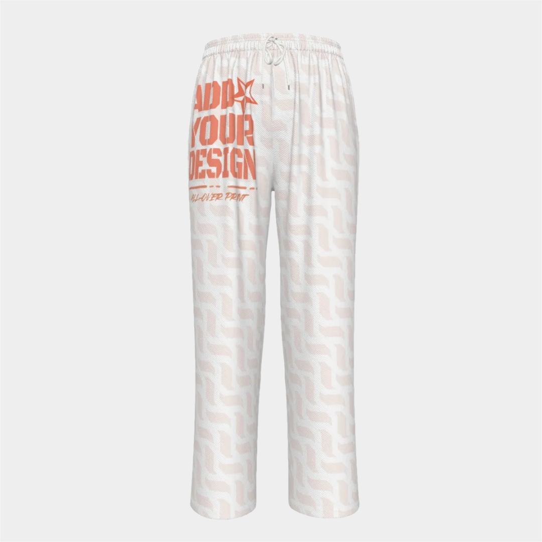 All-Over Print Unisex Wide-Leg Pants|245GSM Cotton