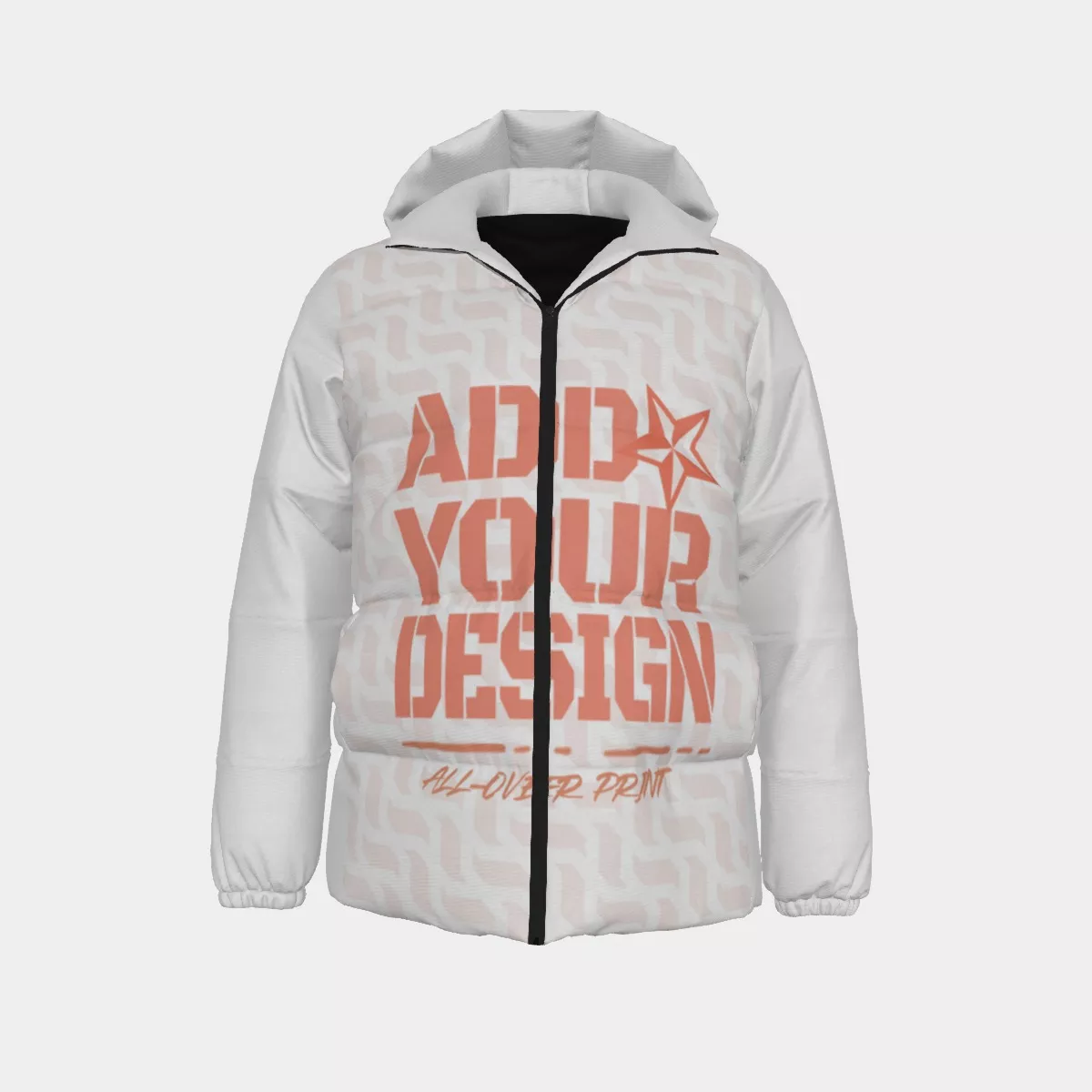 All-Over Print Unisex Down Jacket