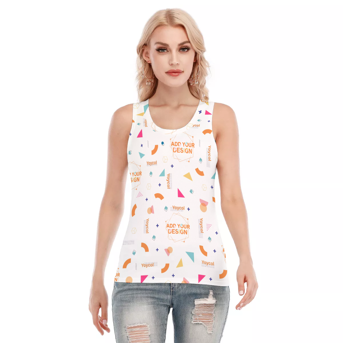 All-Over Print Women's Sports Camisole|210GSM