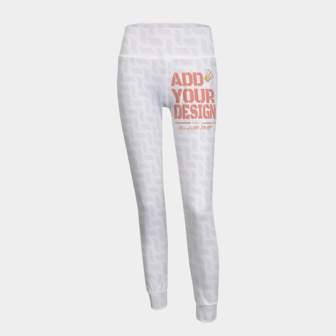 All-Over Print Women’s Tapered Yoga Pants
