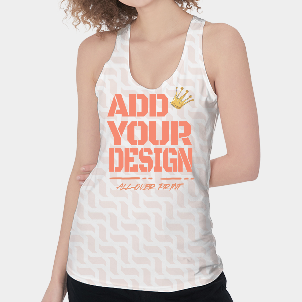 All-Over Print Women's Workout Tank Top|210GSM