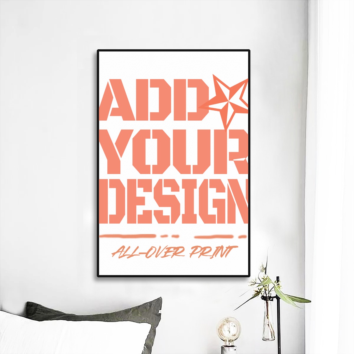 Black Frame Mural