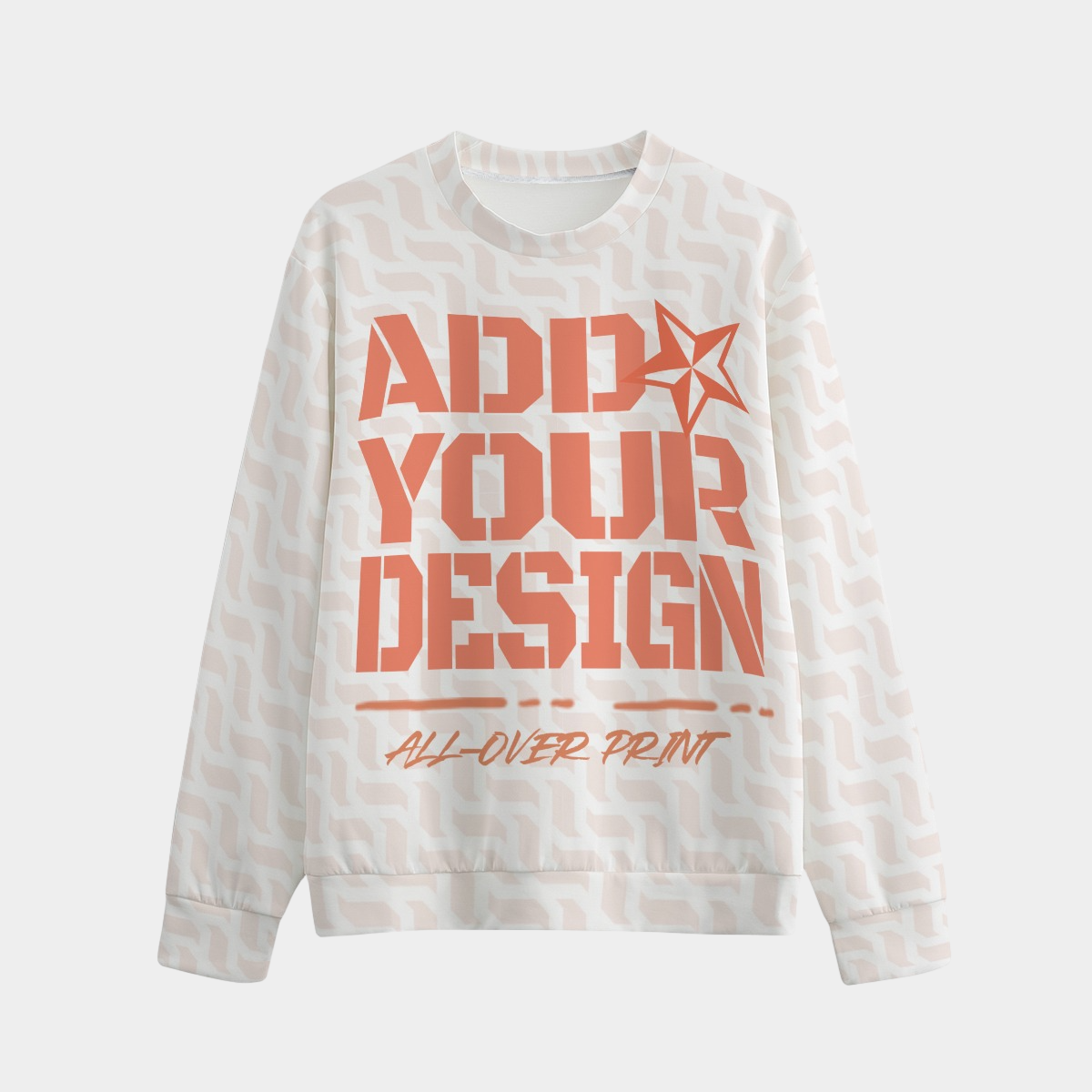All-Over Print Unisex O-neck Sweatshirt | 310GSM Cotton