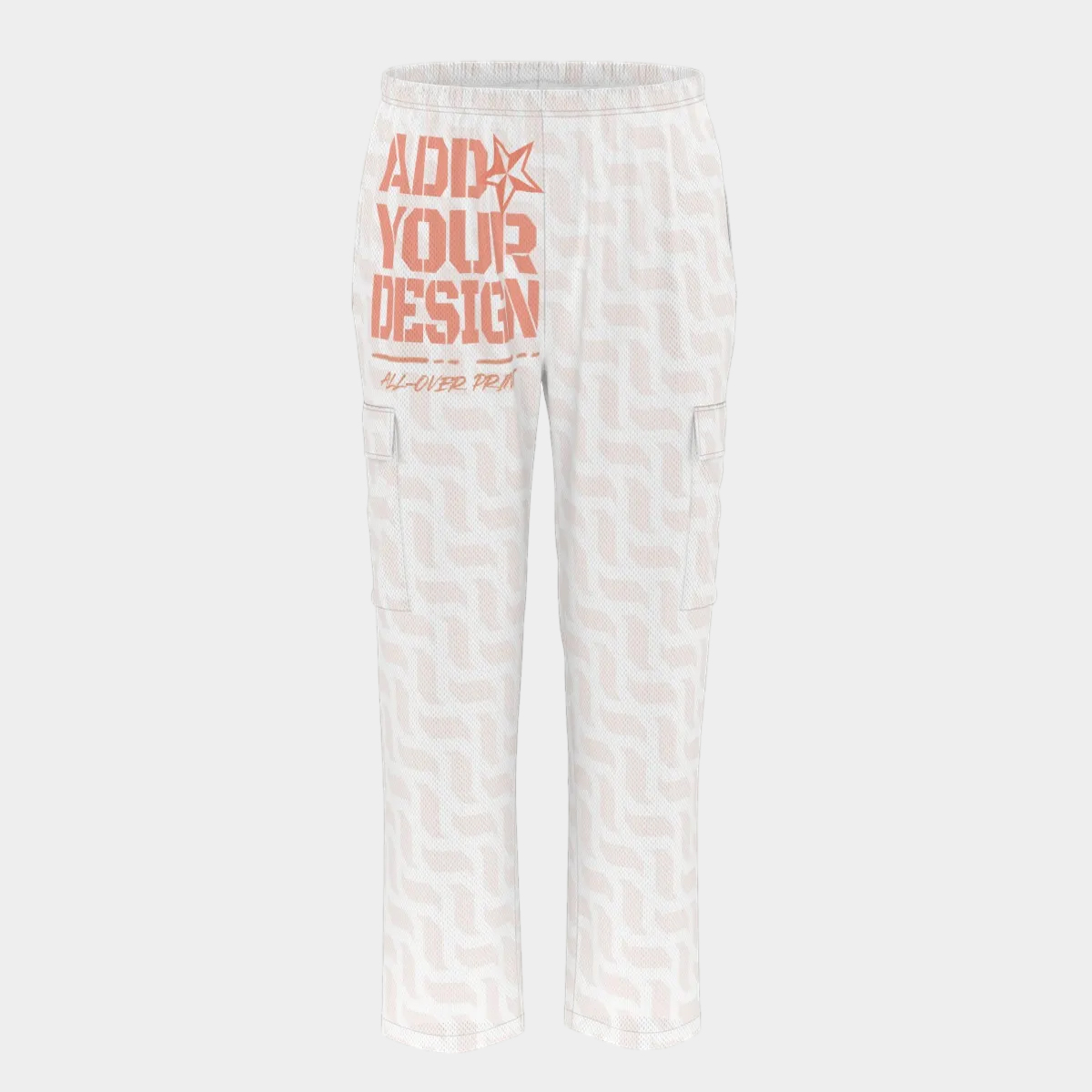 All-Over Print Men's Cargo Pants|220GSM Birdseye