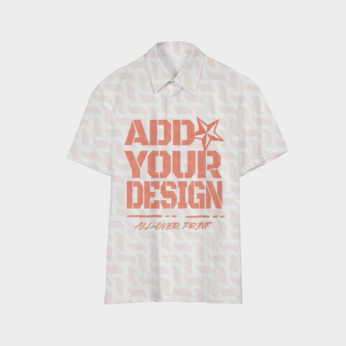 All-Over Print Men's Fashion Short Sleeve Shirt