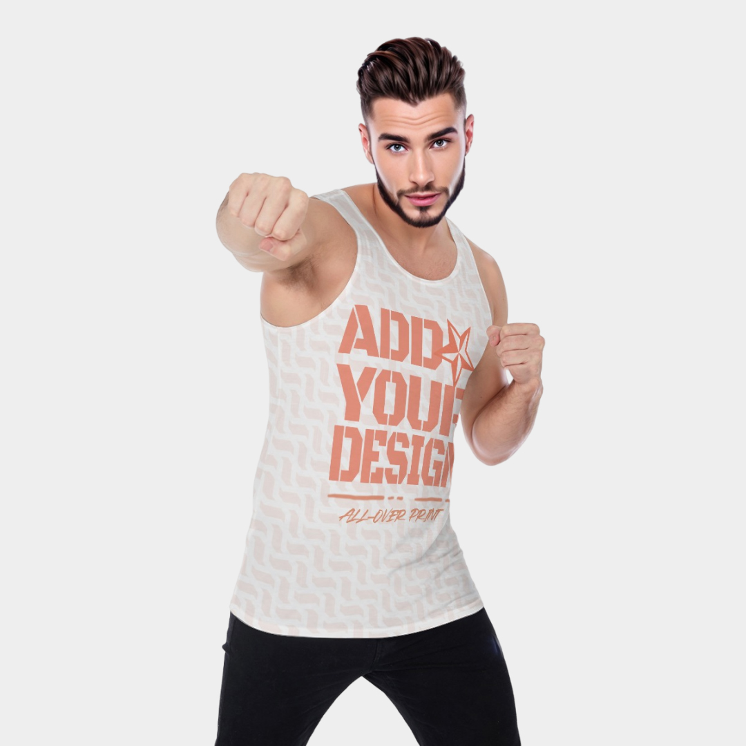 All-Over Print Men's Sports Vest