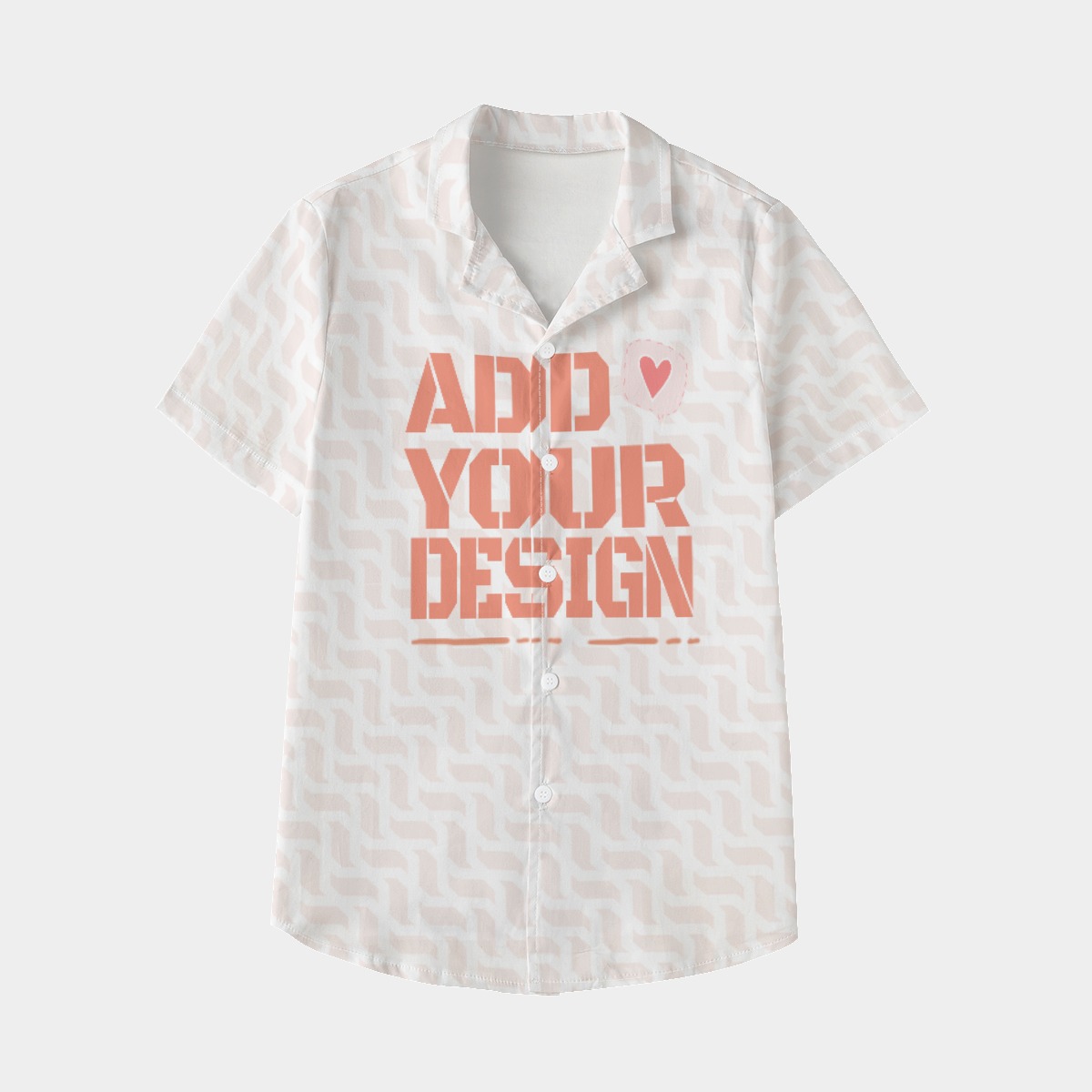 All-Over Print Kid's Hawaiian Vacation Shirt | 115GSM Cotton poplin