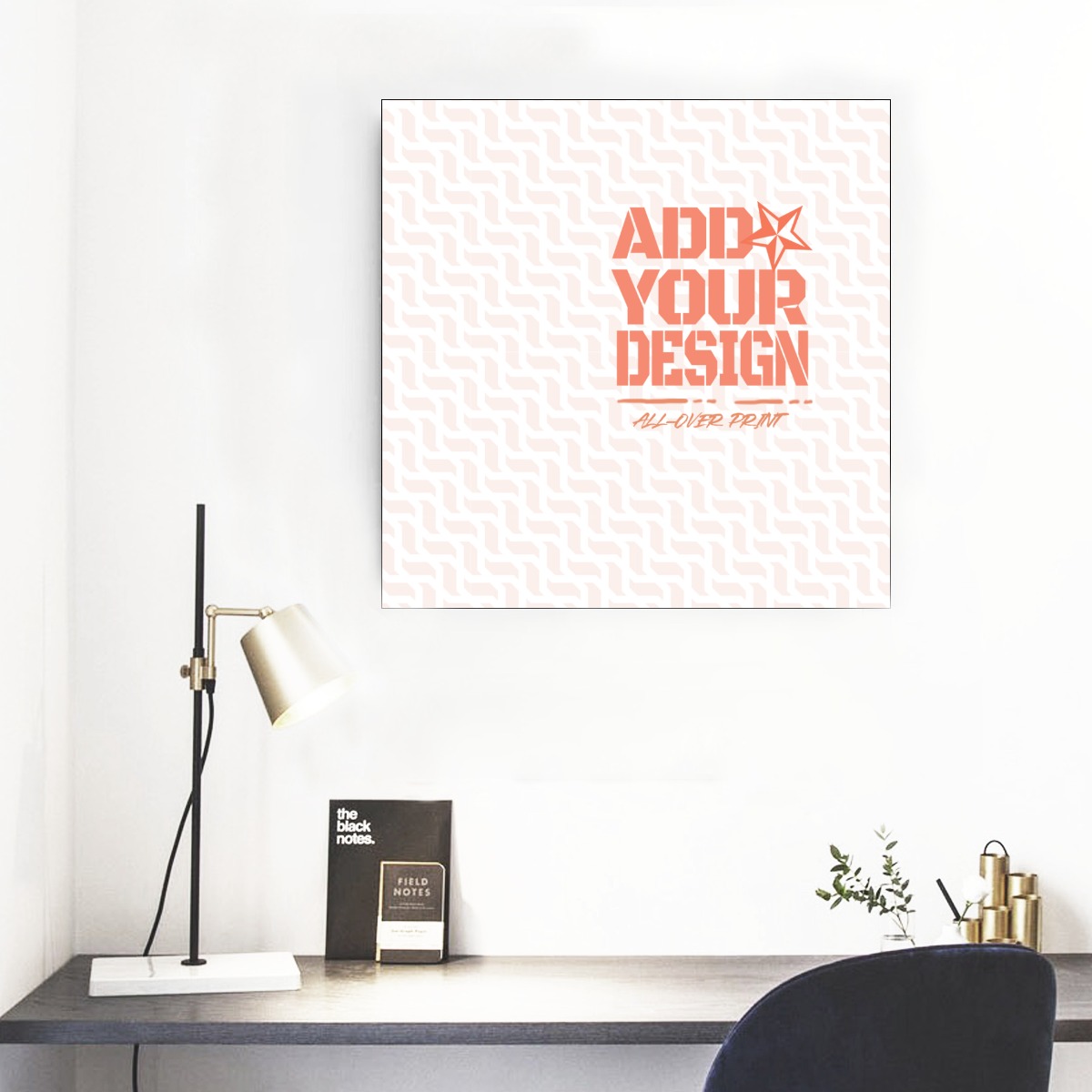 Over Size Framed Single Piece Mural | Square