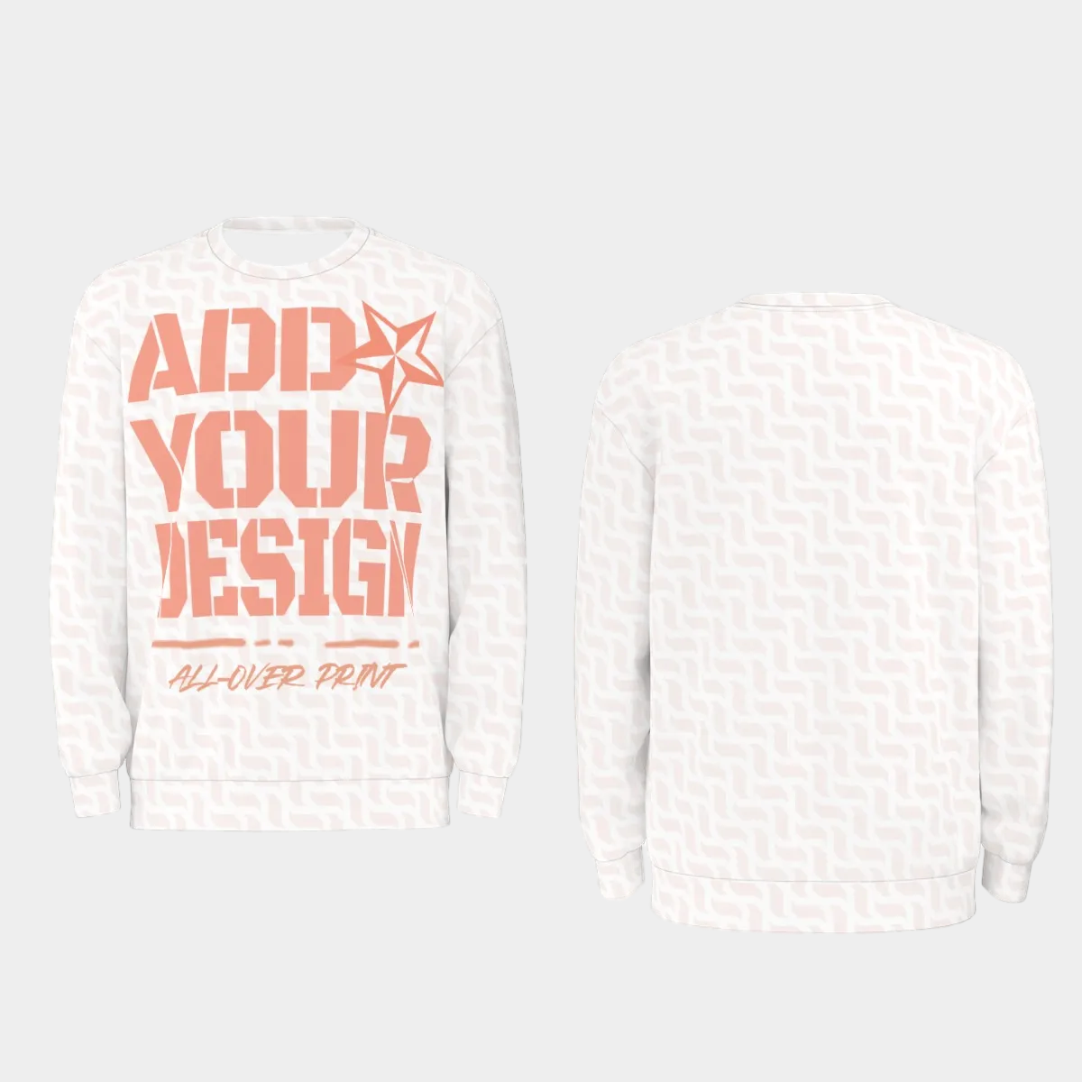 All-Over Print Men's long Sleeve T-Shirt With Dropped Shoulders | Interlock