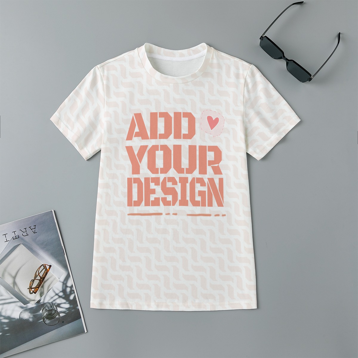 All-Over Print Children's Short-Sleeve T-Shirt | 180GSM Cotton