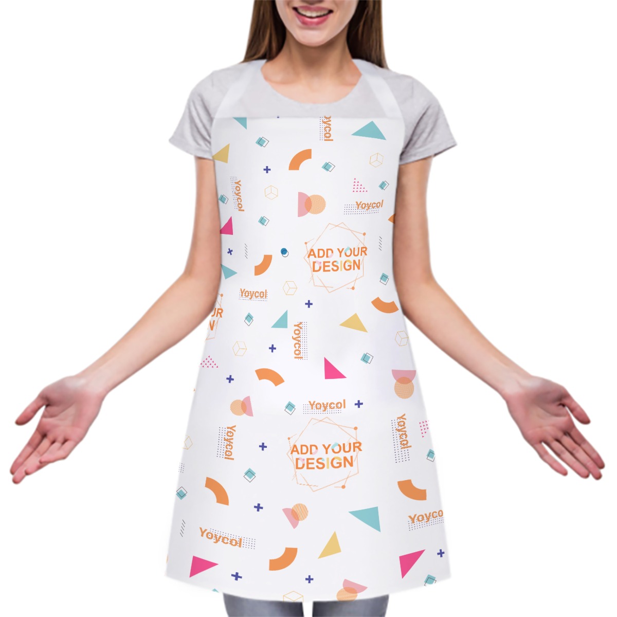 Adjustable Apron With White Strap